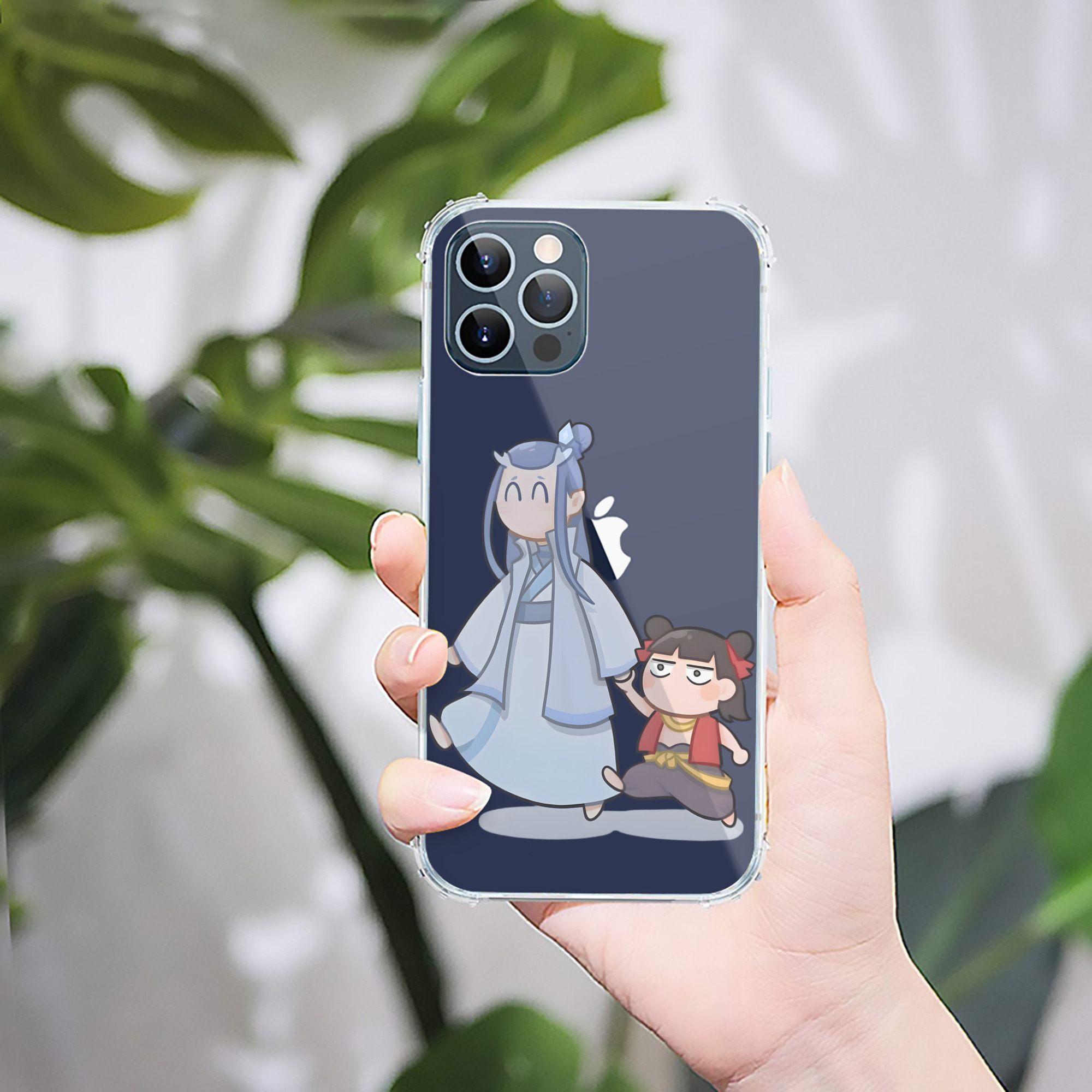 （画像用） Ne Zha 2 ナタ 魔童の大暴れ 【iPhone 12シリーズ対応】透明スマホケース（クリアソフトケース）